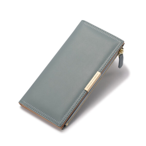 Geldbörsen Und Taschen Mode Einfarbig PU Geldbörse Universal #3349 – Bild 4